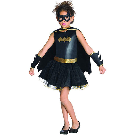 Halloween Children'S Costume Batman Girl Cosplay Costume Stage Performance Acting Costume Set