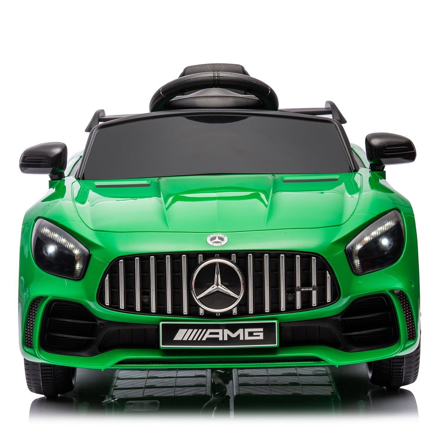 LEADZM Dual Drive 12V 4.5Ah with 2.4G Remote Control Mercedes-Benz Sports Car Green