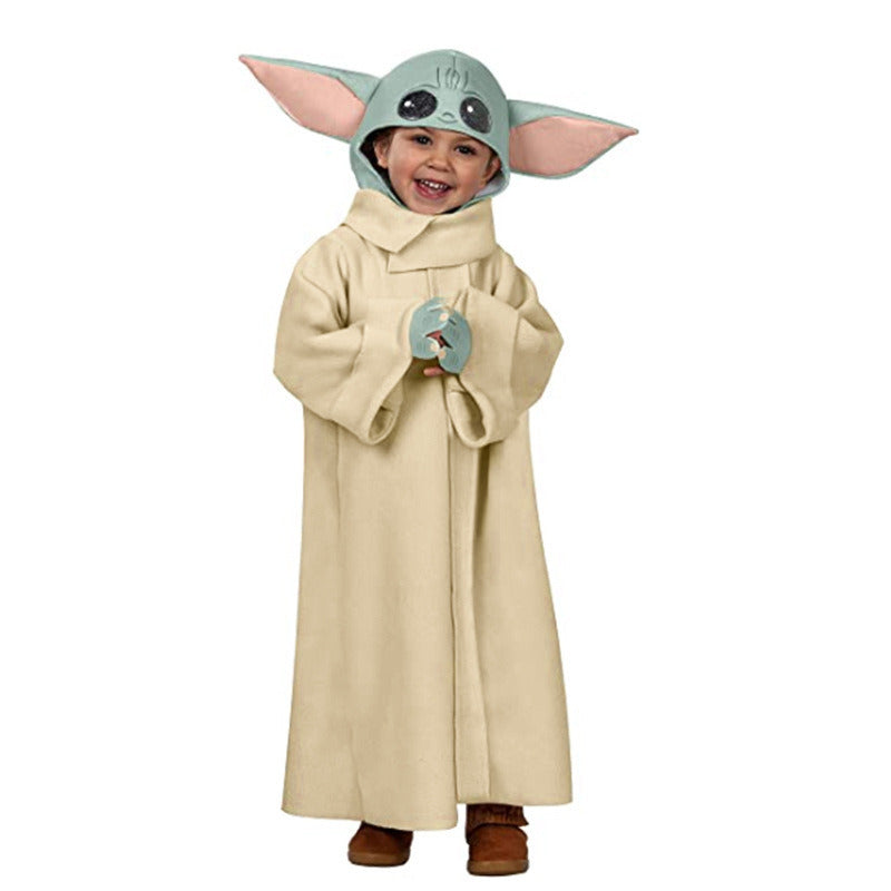 Star Wars Yoda Baby Jedi Master Children'S Halloween Alien Cosplay Costume