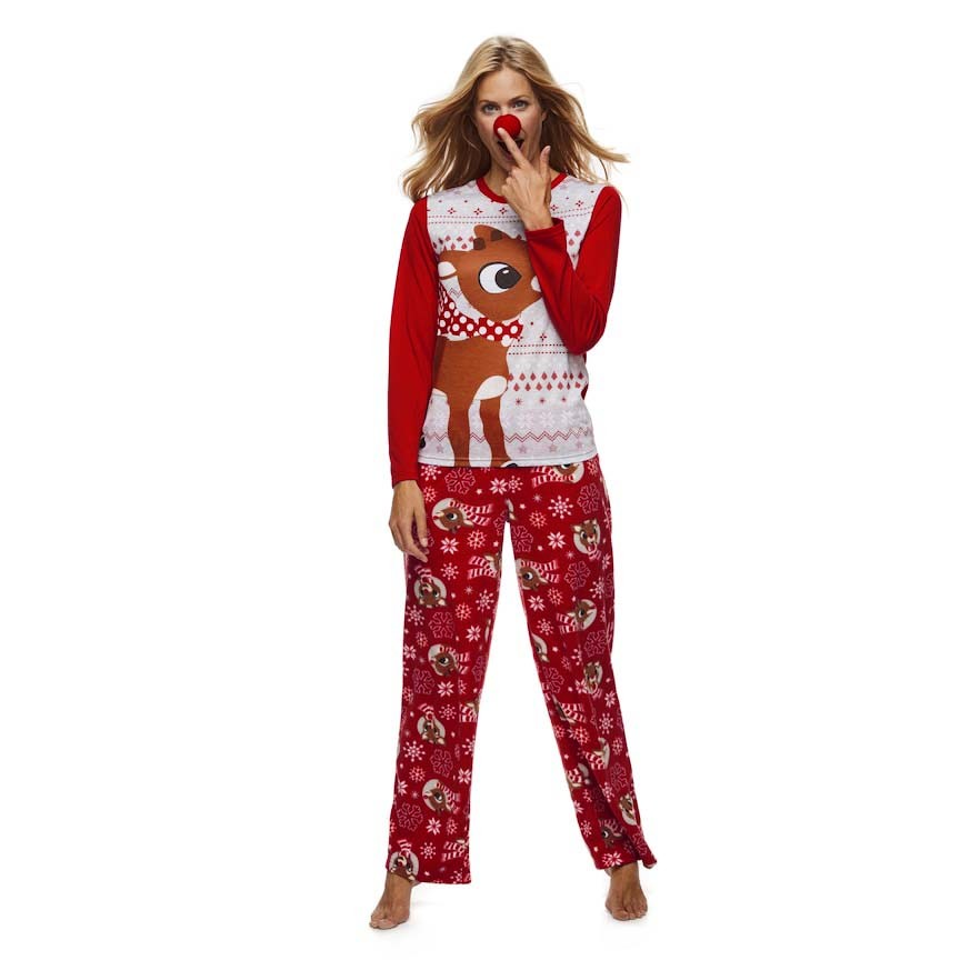 Family Pajamas Set Christmas Fashion Family Matching Outfits Adult Kids Pajamas set Nightwear Sleepwear Red Pyjamas