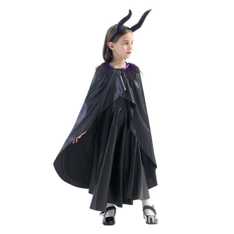 Halloween Costume Children Adult Dark Devil Maleficent Cosplay Costume Cosplay Costume