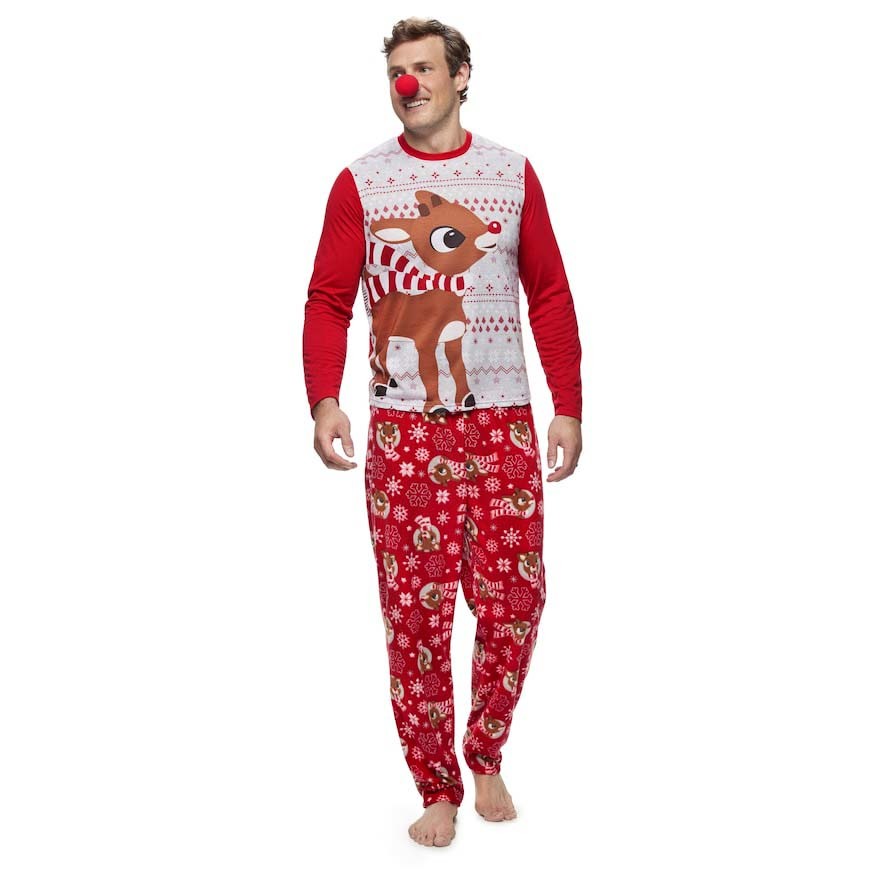 Family Pajamas Set Christmas Fashion Family Matching Outfits Adult Kids Pajamas set Nightwear Sleepwear Red Pyjamas