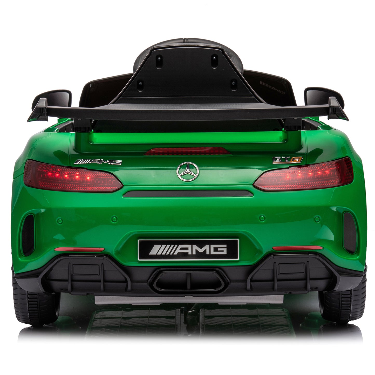 LEADZM Dual Drive 12V 4.5Ah with 2.4G Remote Control Mercedes-Benz Sports Car Green