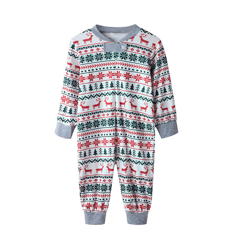 Family Matching Clothes Christmas Pajamas Set Mother Father Kids Son Matching Outfits Baby Girl Rompers Sleepwear Pyjamas