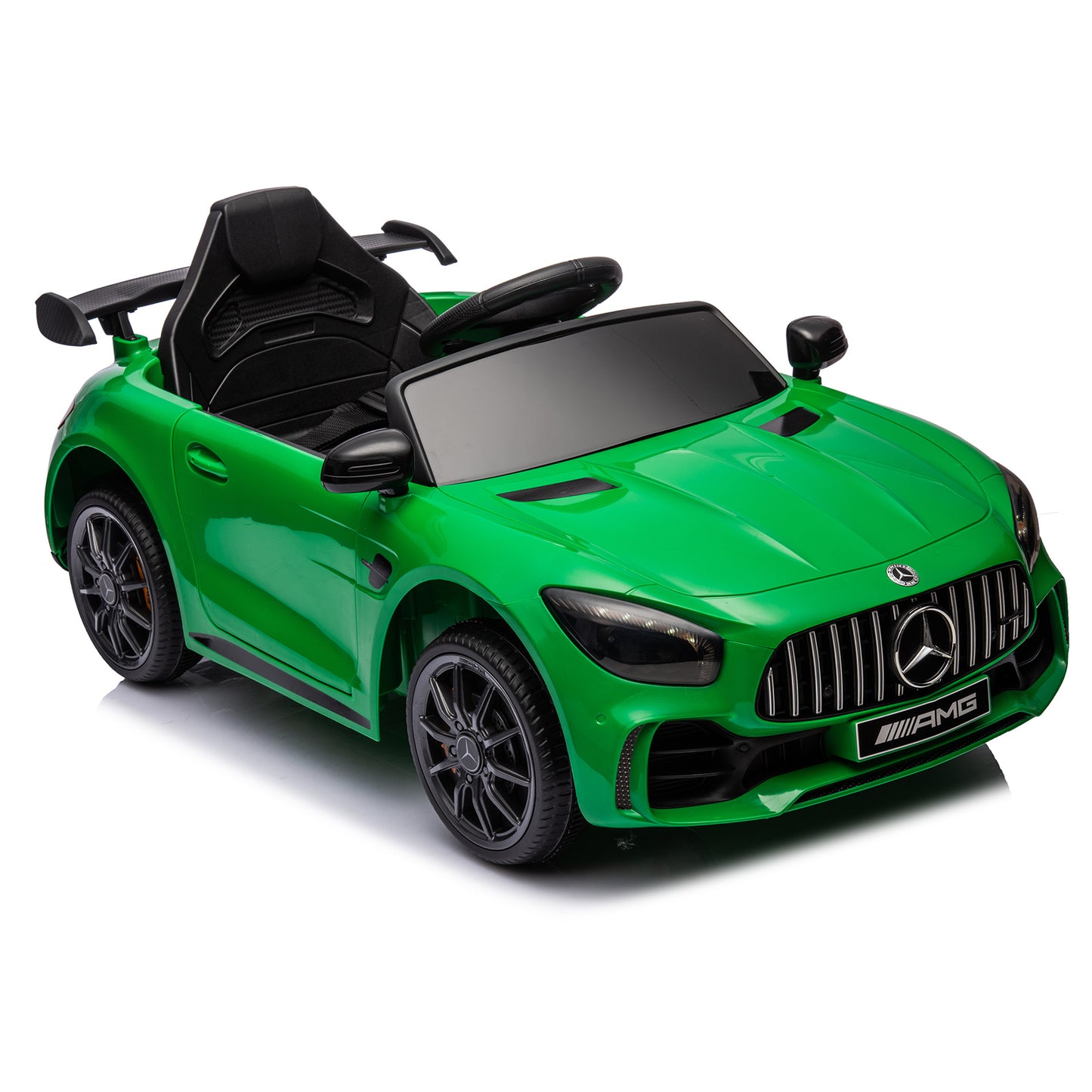 LEADZM Dual Drive 12V 4.5Ah with 2.4G Remote Control Mercedes-Benz Sports Car Green