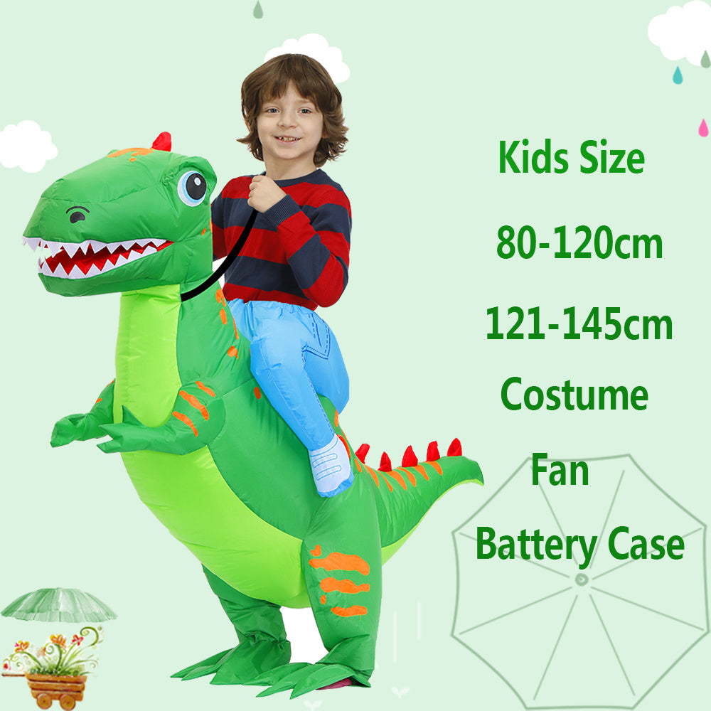 Kids Unicorn Dinosaur Inflatable Costumes Halloween Cosplay Costume Animal Fancy Purim Birthday Gift for Boys Girls