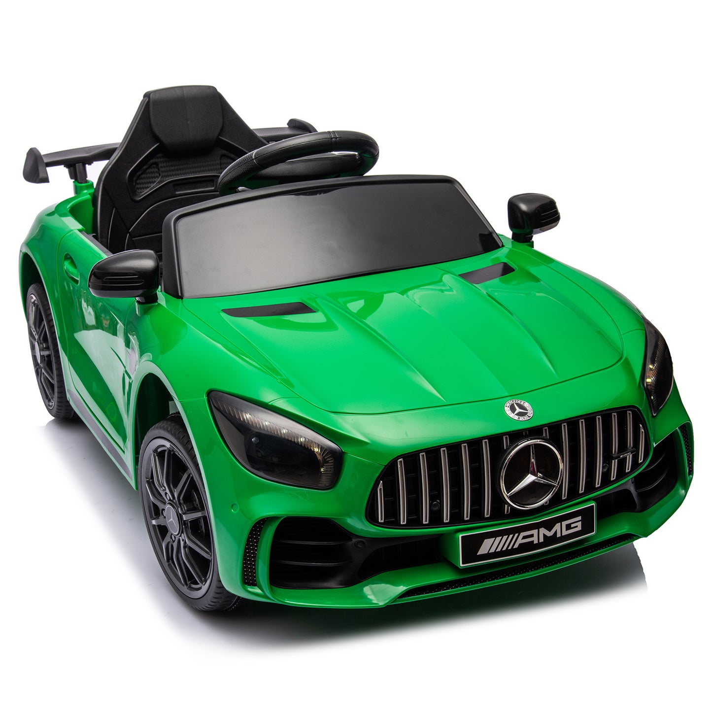 LEADZM Dual Drive 12V 4.5Ah with 2.4G Remote Control Mercedes-Benz Sports Car Green