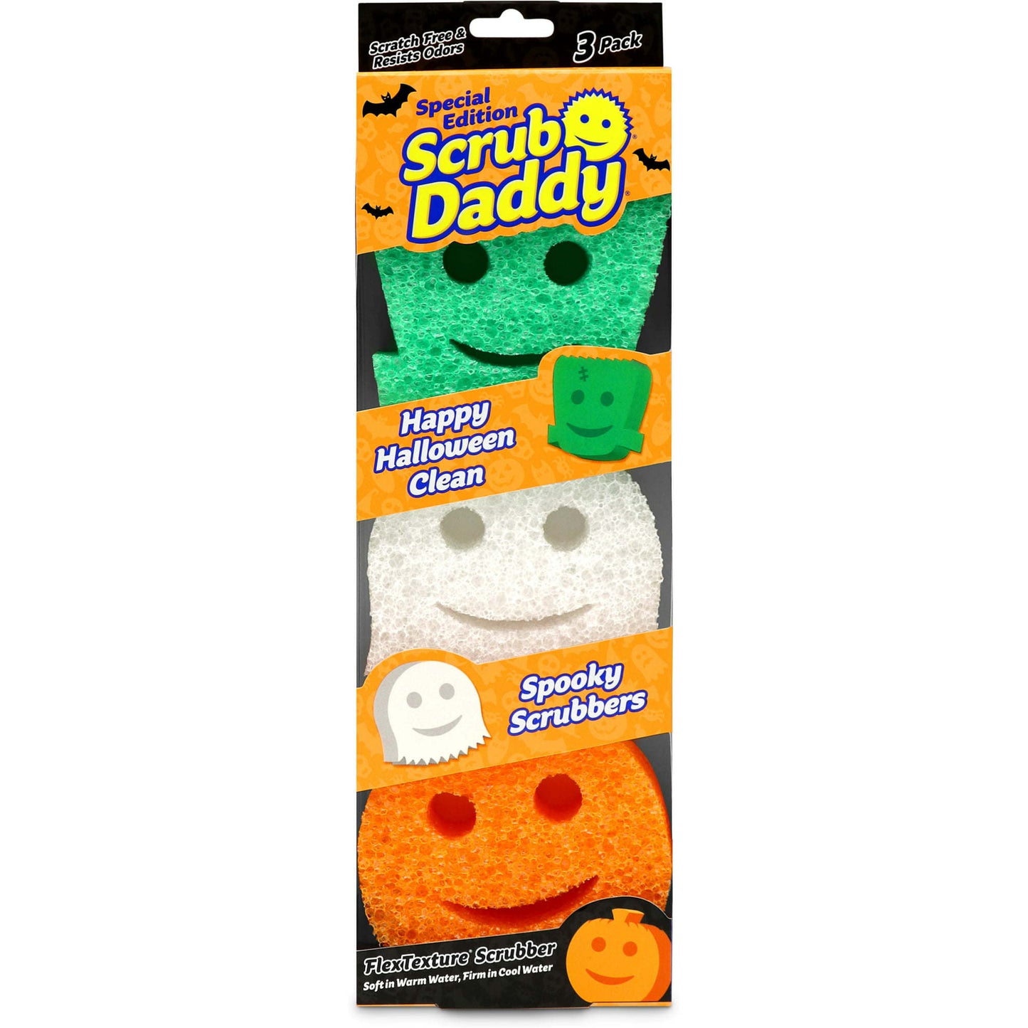 Scrub Daddy Sponge Halloween Edition Sponges, 3 Count