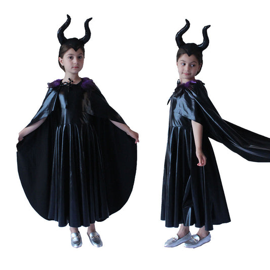 Halloween Costume Children Adult Dark Devil Maleficent Cosplay Costume Cosplay Costume