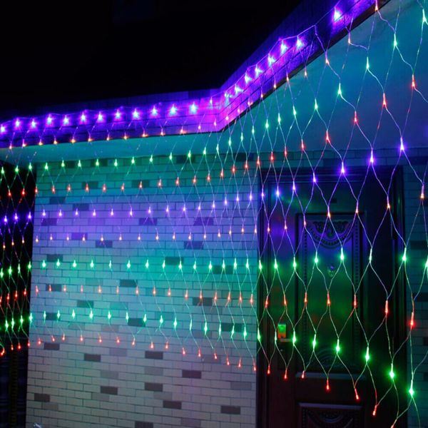 LED String Light Net Mesh Curtain Xmas Wedding Party Outdoor Christmas Lights